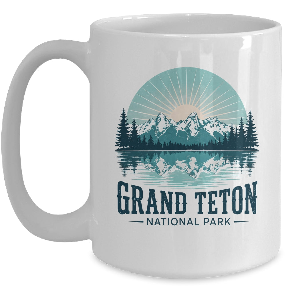 Grand Teton National Park Wyoming Travel Outdoor Camping Mug | teecentury