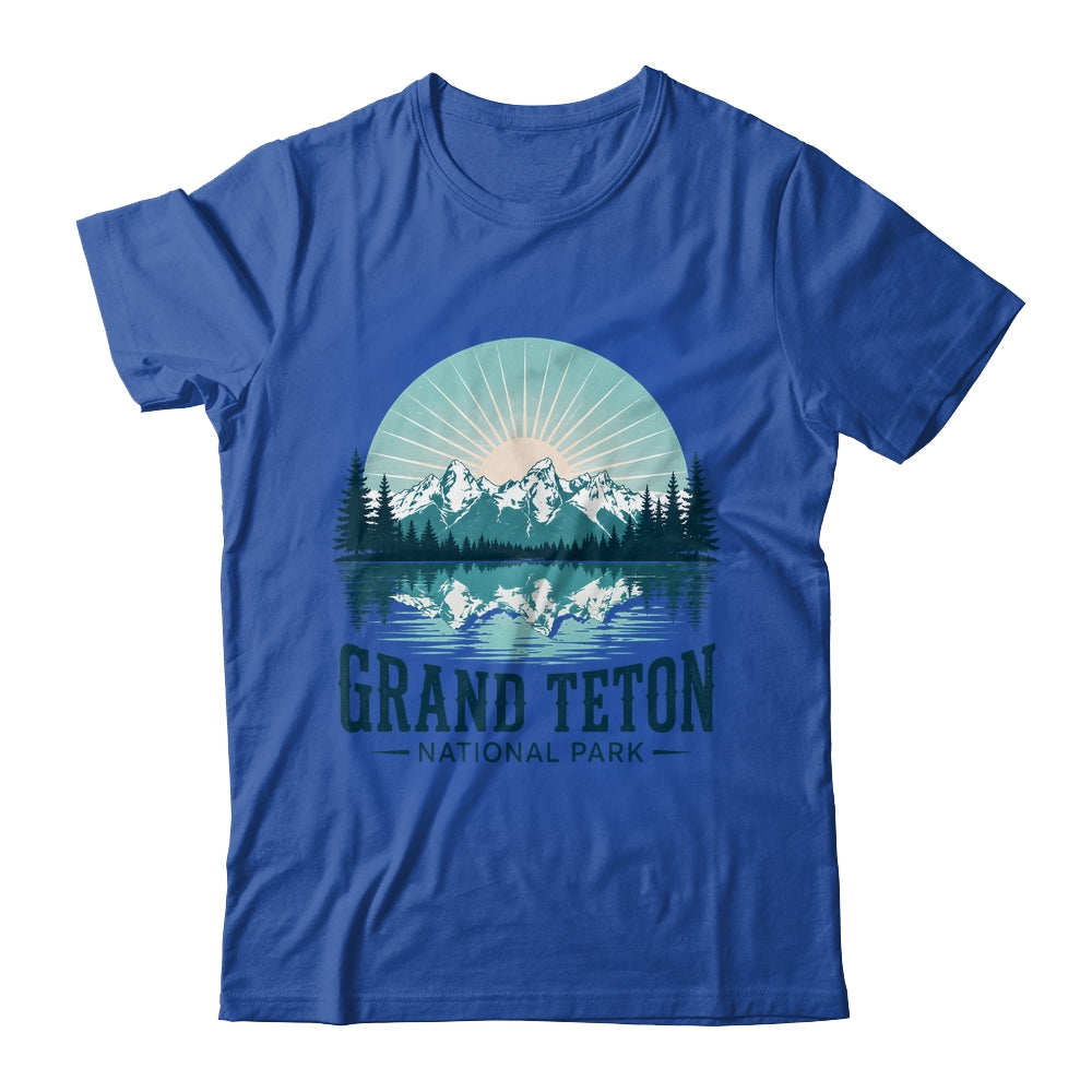 Grand Teton National Park Wyoming Travel Outdoor Camping Shirt & Tank Top | teecentury