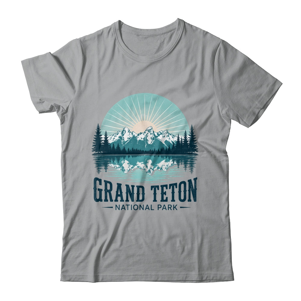 Grand Teton National Park Wyoming Travel Outdoor Camping Shirt & Tank Top | teecentury