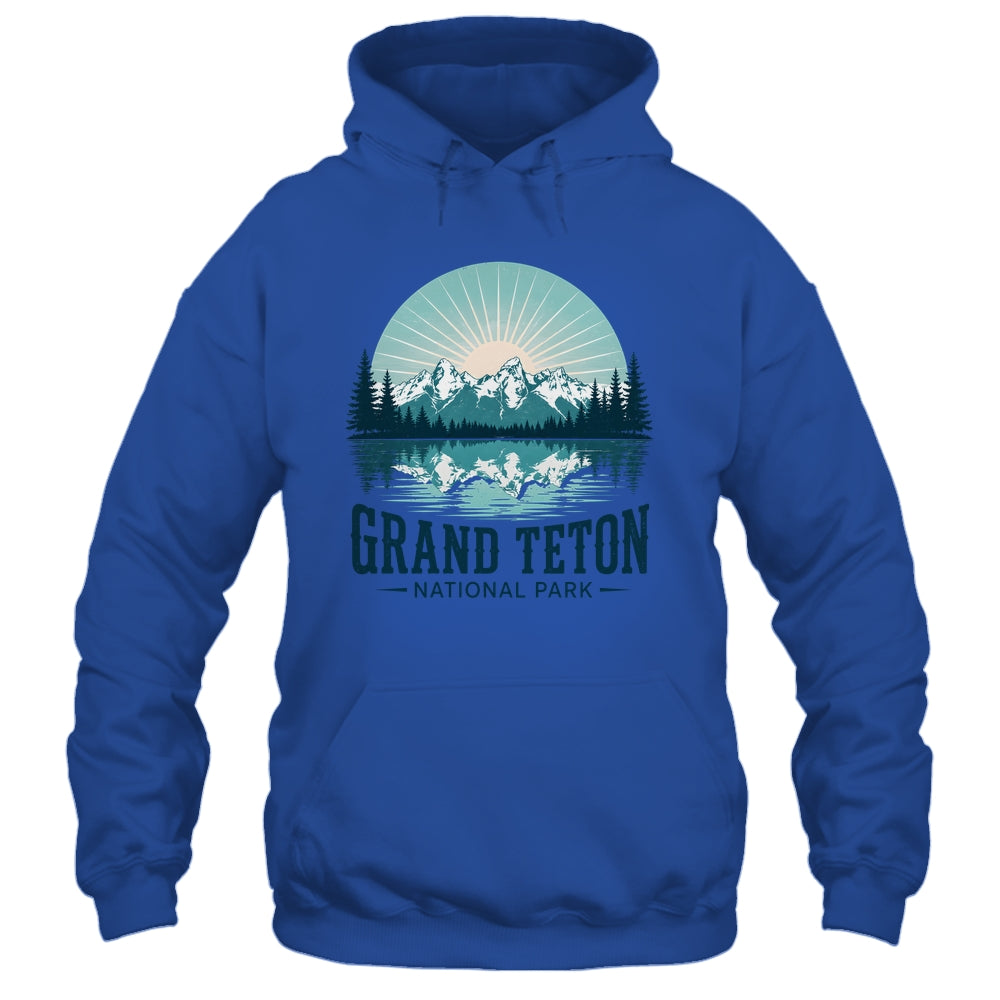 Grand Teton National Park Wyoming Travel Outdoor Camping Shirt & Tank Top | teecentury