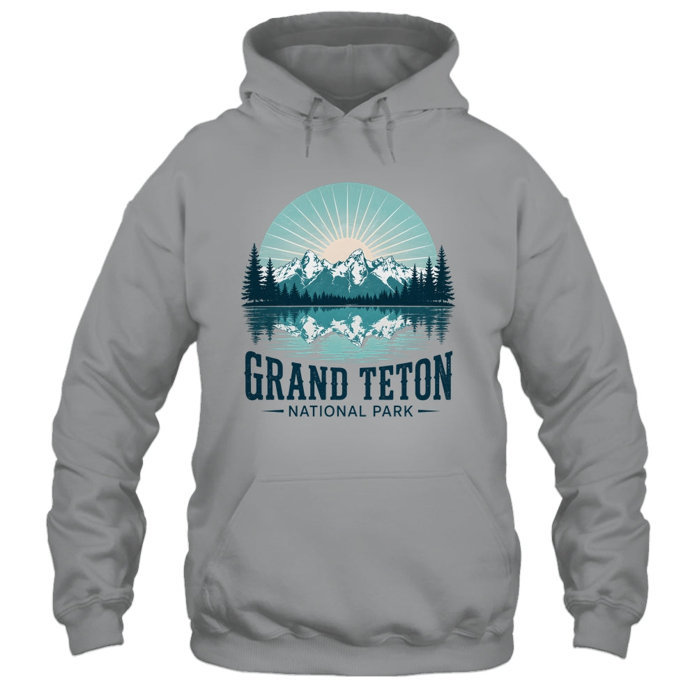 Grand Teton National Park Wyoming Travel Outdoor Camping Shirt & Tank Top | teecentury