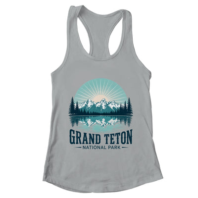 Grand Teton National Park Wyoming Travel Outdoor Camping Shirt & Tank Top | teecentury