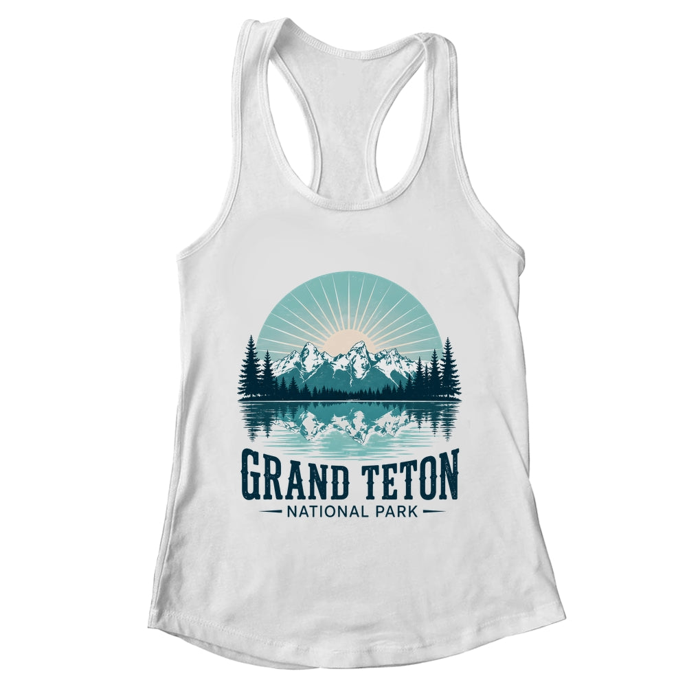 Grand Teton National Park Wyoming Travel Outdoor Camping Shirt & Tank Top | teecentury