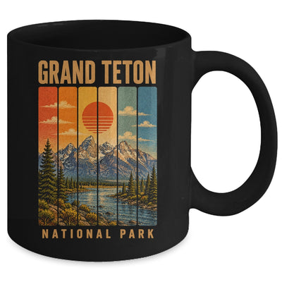 Grand Teton National Park Wyoming Usa Outdoor Vintage Hiking Mug | teecentury