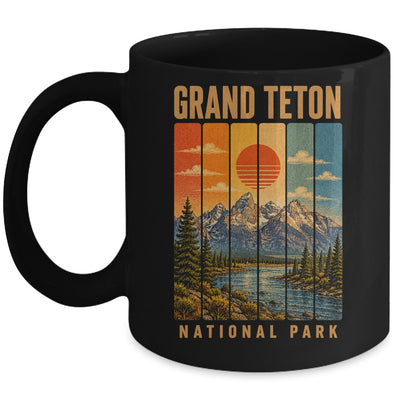 Grand Teton National Park Wyoming Usa Outdoor Vintage Hiking Mug | teecentury