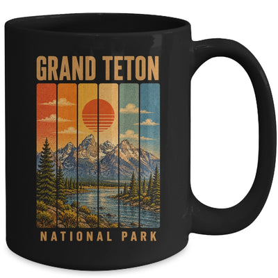 Grand Teton National Park Wyoming Usa Outdoor Vintage Hiking Mug | teecentury
