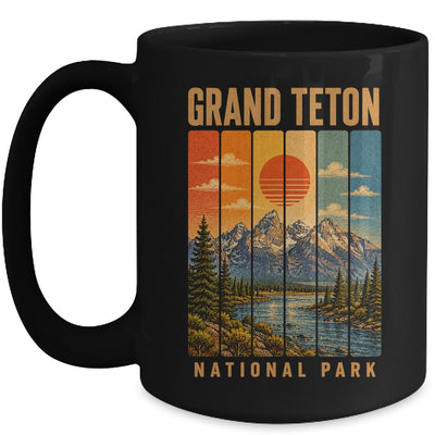 Grand Teton National Park Wyoming Usa Outdoor Vintage Hiking Mug | teecentury