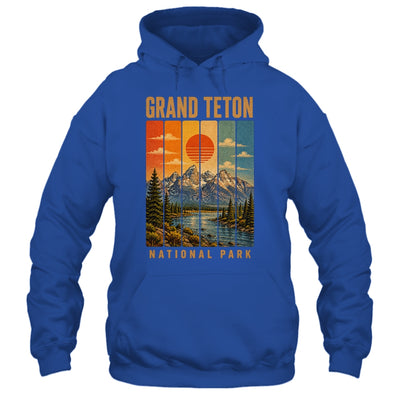 Grand Teton National Park Wyoming Usa Outdoor Vintage Hiking Shirt & Tank Top | teecentury
