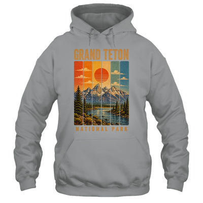 Grand Teton National Park Wyoming Usa Outdoor Vintage Hiking Shirt & Tank Top | teecentury
