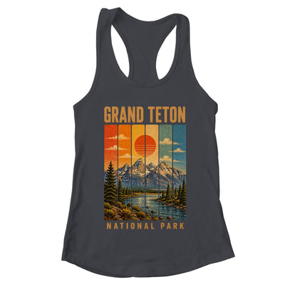 Grand Teton National Park Wyoming Usa Outdoor Vintage Hiking Shirt & Tank Top | teecentury