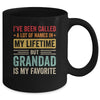 Grandad Is My Favorite Name Funny Father's Day Grandad Mug | teecentury