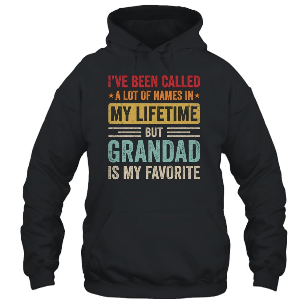 Grandad Is My Favorite Name Funny Father's Day Grandad Shirt & Hoodie | teecentury