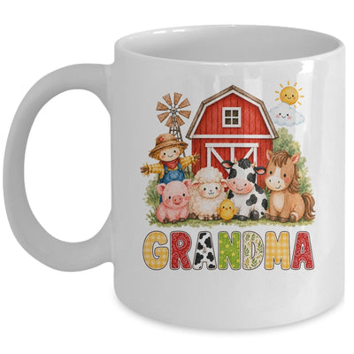 Grandma Farm Cow 1St Birthday Girl Boy Matching Family Mug | teecentury