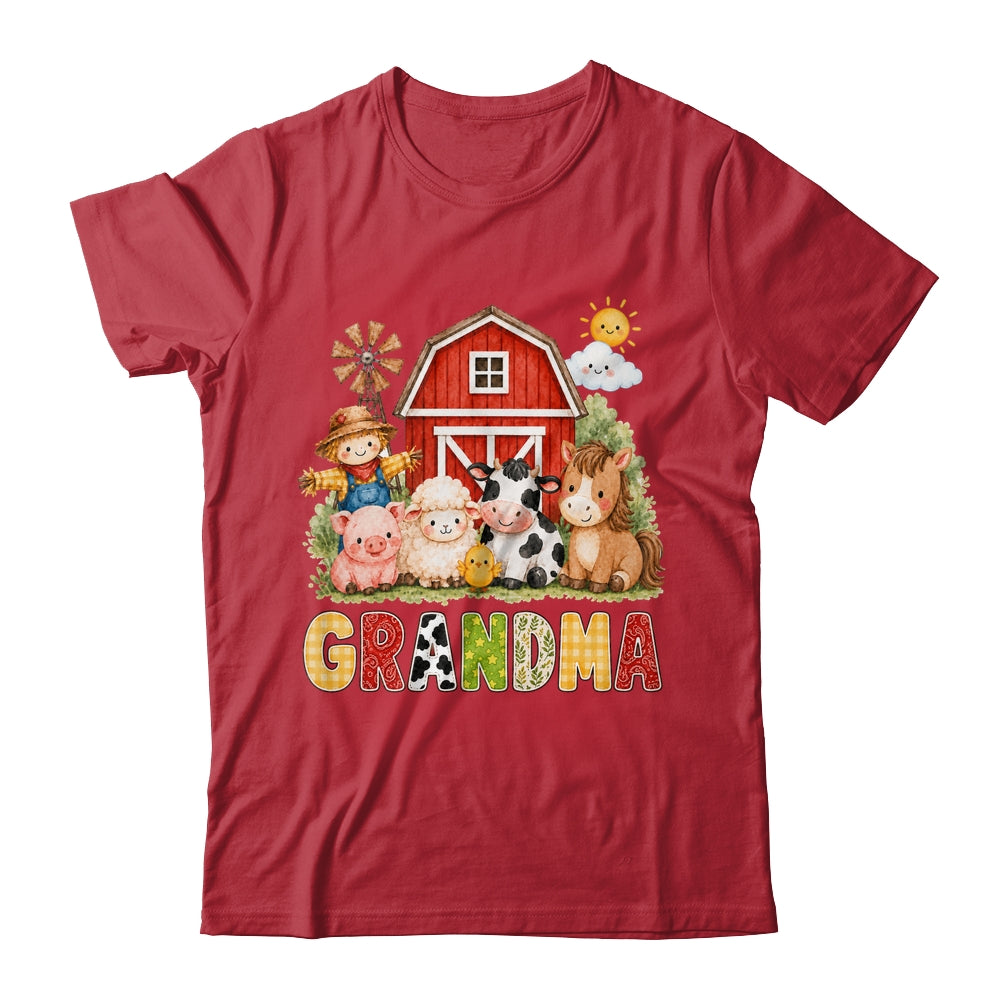 Grandma Farm Cow 1St Birthday Girl Boy Matching Family Shirt & Hoodie | teecentury