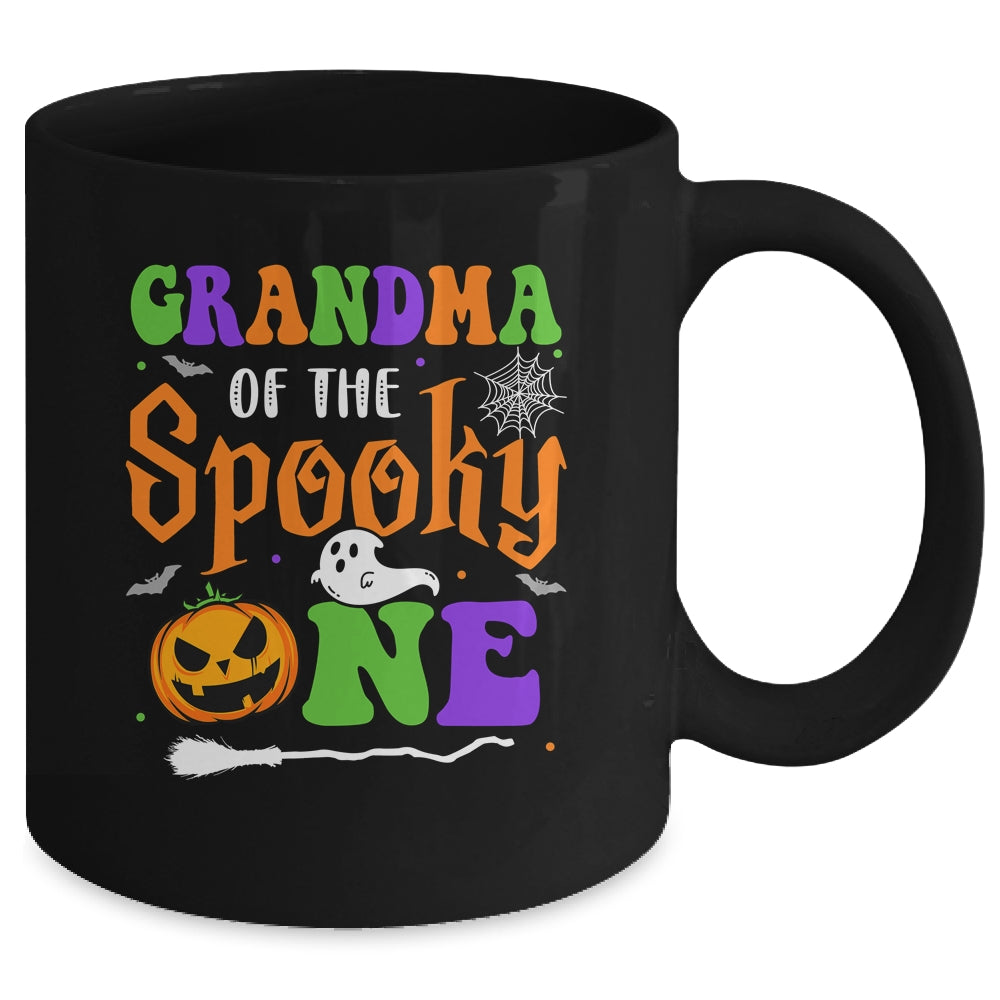 Grandma Halloween 1st Birthday Boy Matching Family Spooky Mug | teecentury