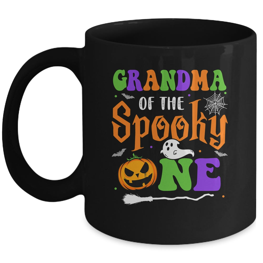 Grandma Halloween 1st Birthday Boy Matching Family Spooky Mug | teecentury