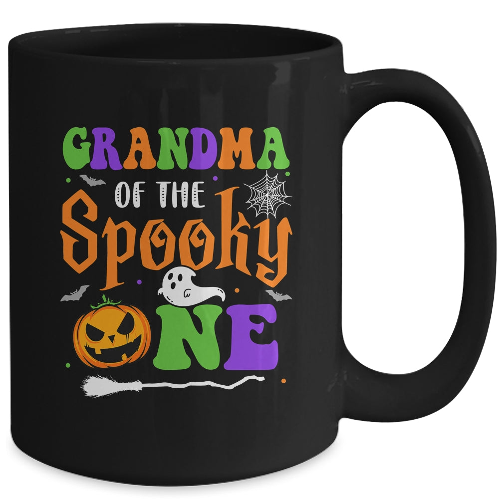 Grandma Halloween 1st Birthday Boy Matching Family Spooky Mug | teecentury