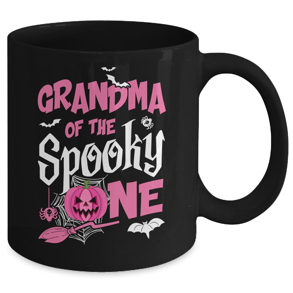 Grandma Halloween 1st Birthday Girl Matching Family Spooky Mug | teecentury