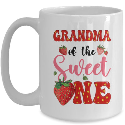 Grandma Of Sweet One Strawberry Frist 1st Birthday Girl Mug | teecentury
