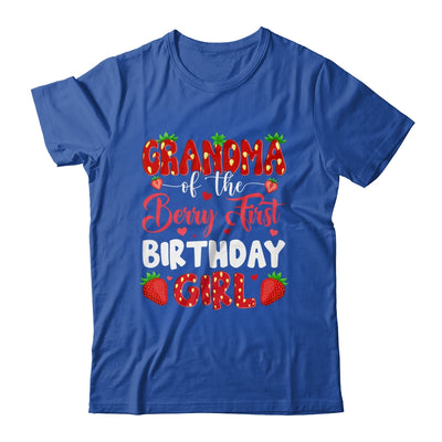 Grandma Of The Berry First Birthday Of Girl Strawberry Shirt & Hoodie | teecentury
