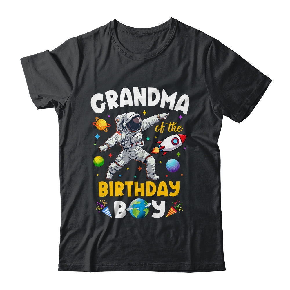 Grandma Of The Birthday Boy Astronaut Outer Space Birthday Shirt & Hoodie | teecentury