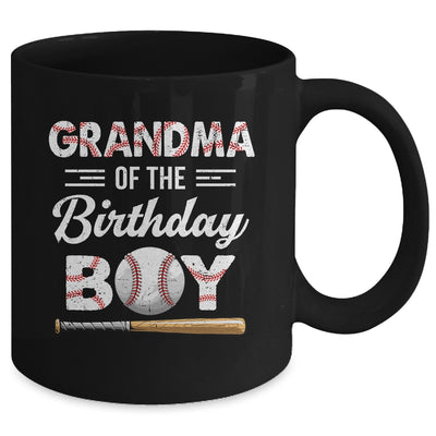 Grandma Of The Birthday Boy Baseball Matching Family Party Mug | teecentury