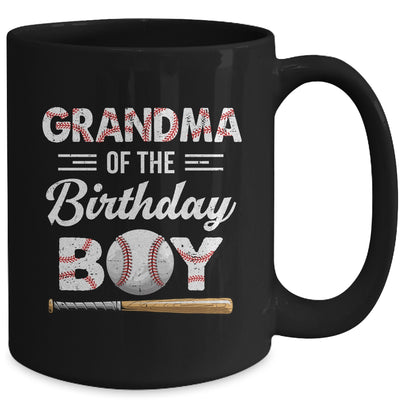 Grandma Of The Birthday Boy Baseball Matching Family Party Mug | teecentury