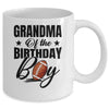 Grandma Of The Birthday Boy Football 1st Birthday Party Mug | teecentury