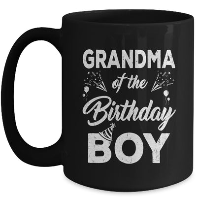 Grandma Of The Birthday Boy Matching Family Party Birthday Mug | teecentury