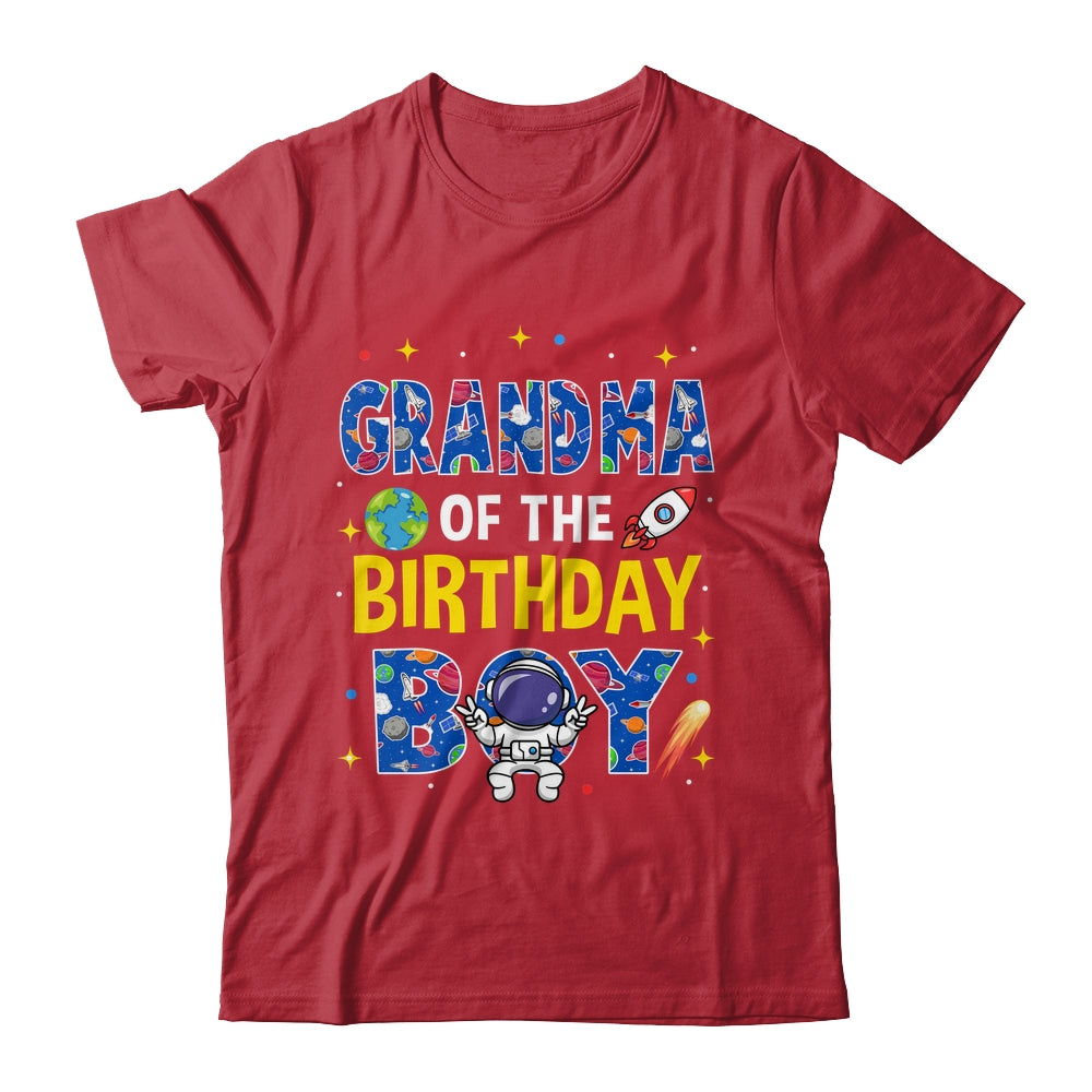 Grandma Of The Birthday Boy Space Astronaut Family Birthday Shirt & Hoodie | teecentury