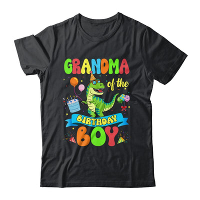 Grandma Of The Birthday Boy TRex Dinosaur Birthday Family Shirt & Hoodie | teecentury