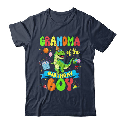 Grandma Of The Birthday Boy TRex Dinosaur Birthday Family Shirt & Hoodie | teecentury