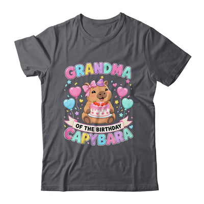 Grandma Of The Birthday Capybara Birthday Girl Family Shirt & Hoodie | teecentury