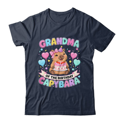Grandma Of The Birthday Capybara Birthday Girl Family Shirt & Hoodie | teecentury