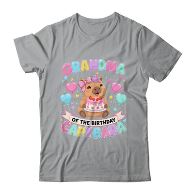 Grandma Of The Birthday Capybara Birthday Girl Family Shirt & Hoodie | teecentury