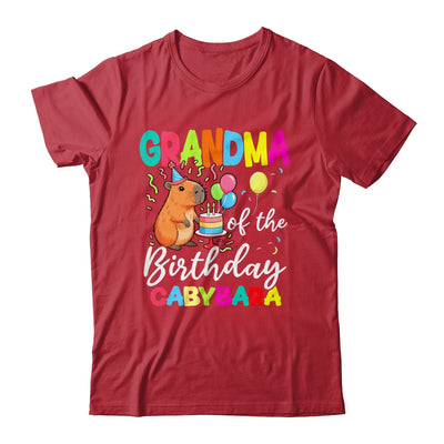 Grandma Of The Birthday Capybara Girl Bday Party Family Shirt & Hoodie | teecentury