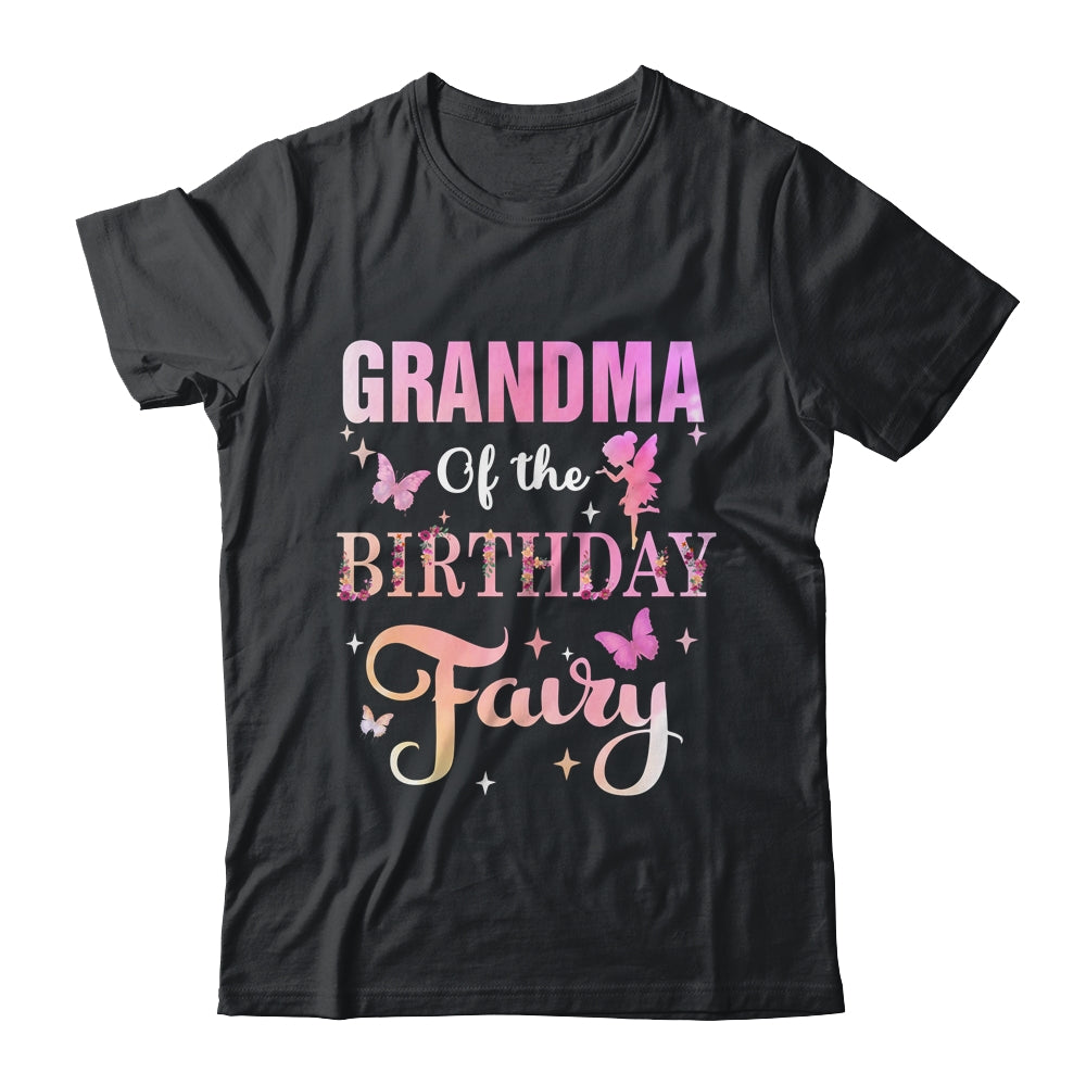 Grandma Of The Birthday Fairy Princess Girl Party Decoration Shirt & Hoodie | teecentury