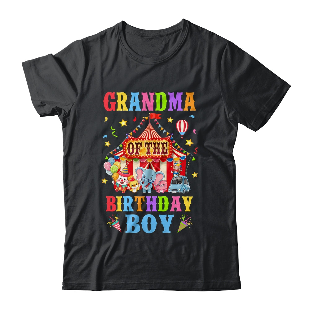 Grandma Of The Birthday For Boy Circus Carnival Theme Party Shirt & Hoodie | teecentury
