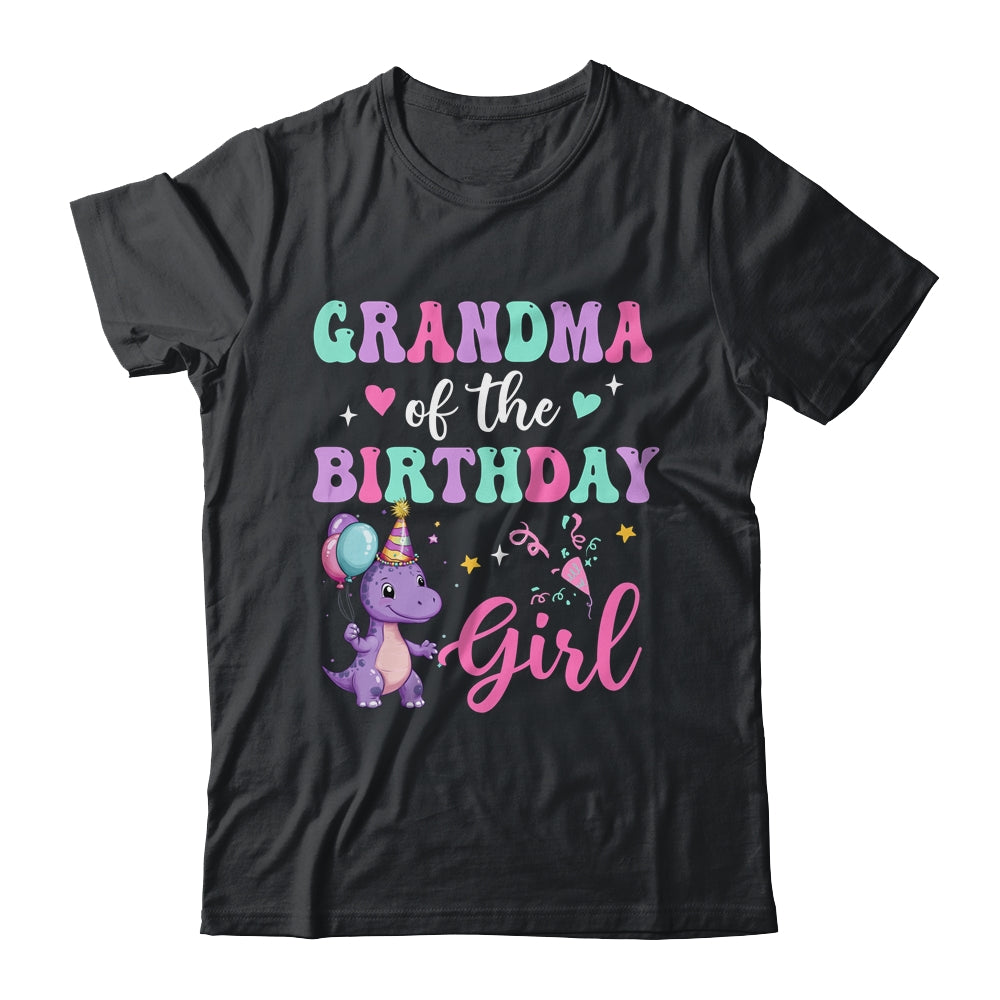 Grandma Of The Birthday For Girl Dinosaur T-Rex Party Family Shirt & Hoodie | teecentury