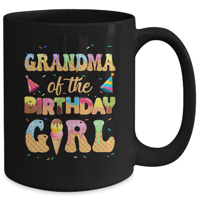 Grandma Of The Birthday Girl 1st Ice Cream Party Family Mug | teecentury