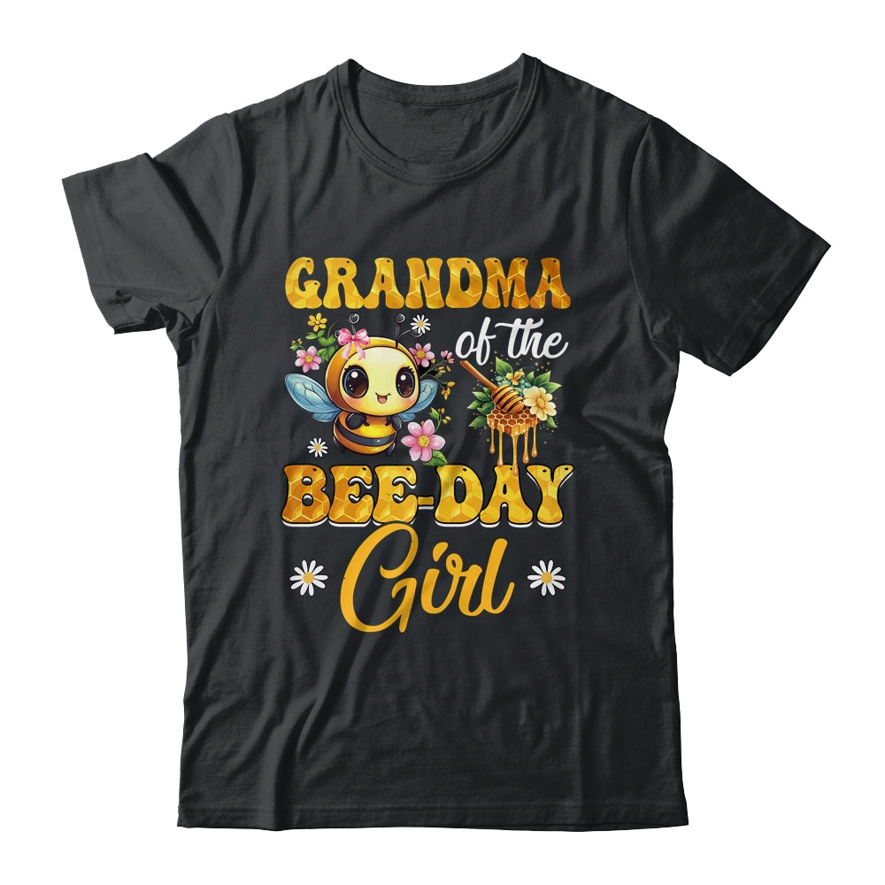 Grandma Of The Birthday Girl Bee Family Birthday Party Shirt & Hoodie | teecentury