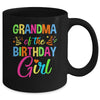 Grandma Of The Birthday Girl Glows Retro 80's Party Family Mug | teecentury