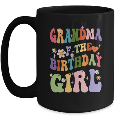 Grandma Of The Birthday Girl Groovy Party 1st Birthday Girl Mug | teecentury