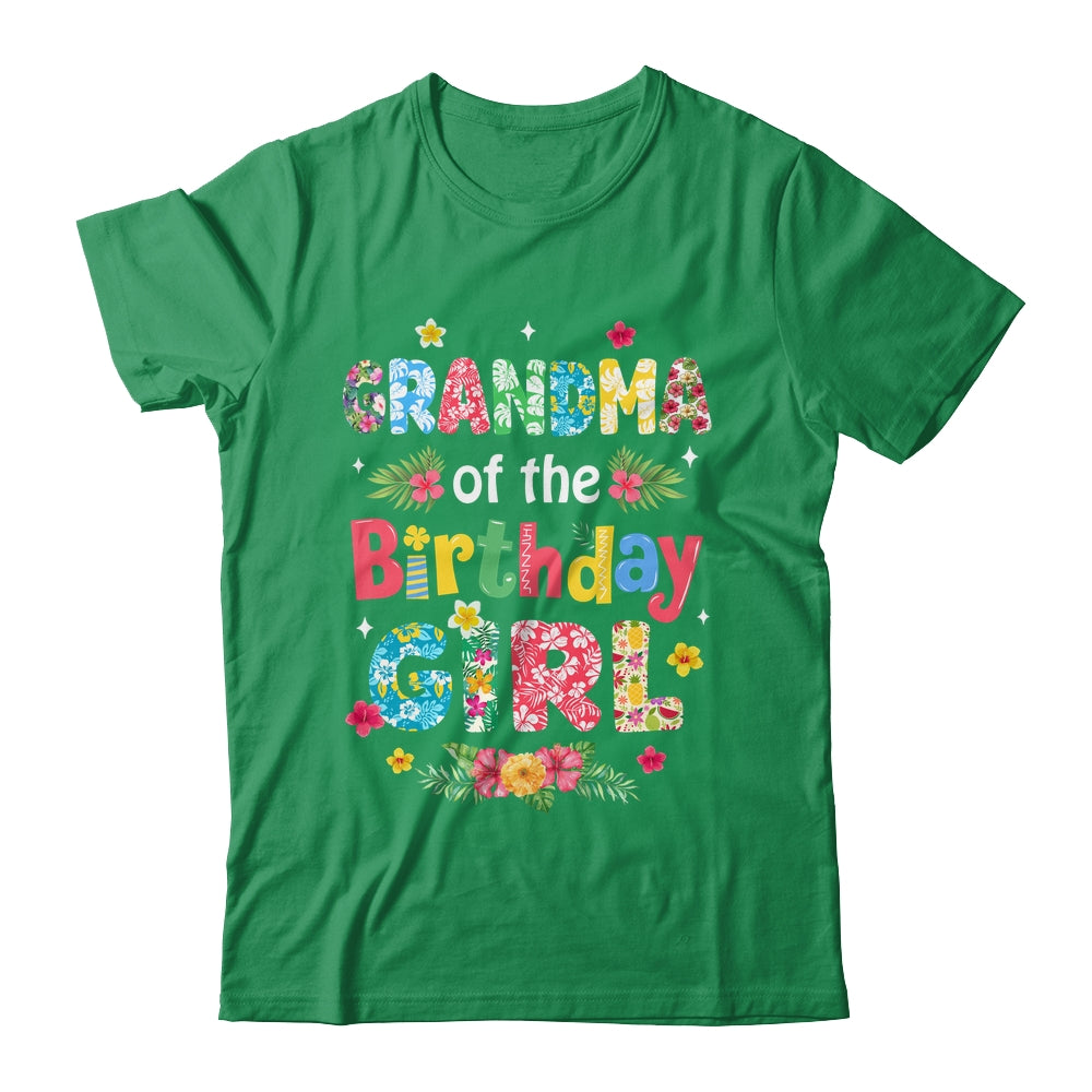 Grandma Of The Birthday Girl Hawaii Family Party Decor Shirt & Hoodie | teecentury
