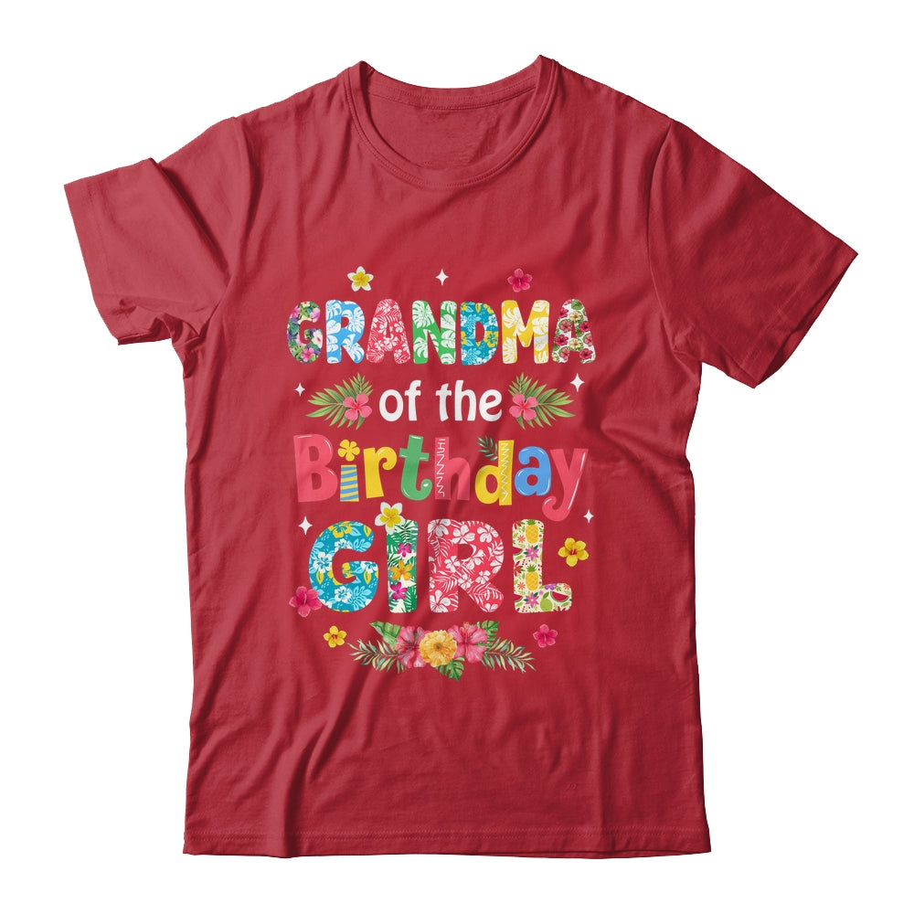 Grandma Of The Birthday Girl Hawaii Family Party Decor Shirt & Hoodie | teecentury