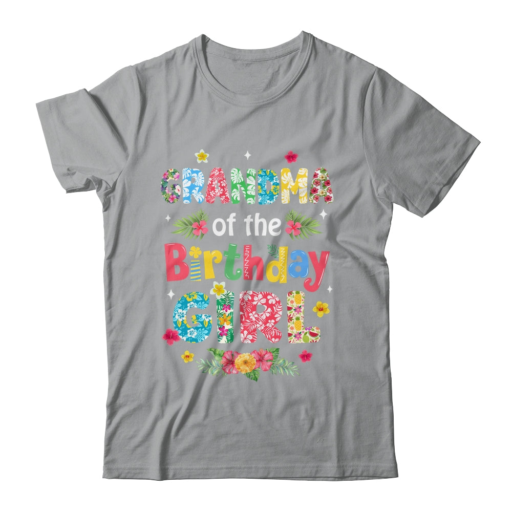 Grandma Of The Birthday Girl Hawaii Family Party Decor Shirt & Hoodie | teecentury