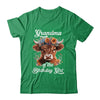 Grandma Of The Birthday Girl Highland Cow Farm Family Shirt & Hoodie | teecentury