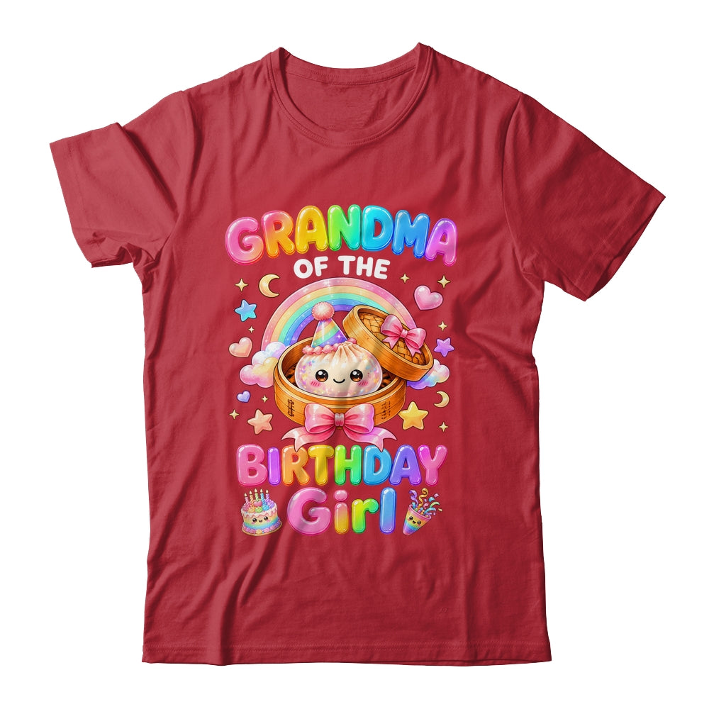 Grandma Of The Birthday Girl Kawaii Dumpling Squishy Family Shirt & Hoodie | teecentury