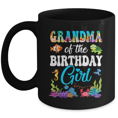 Grandma Of The Birthday Girl Sea Fish Ocean Aquarium Party Mug | teecentury