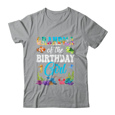 Grandma Of The Birthday Girl Sea Fish Ocean Aquarium Party Shirt & Hoodie | teecentury